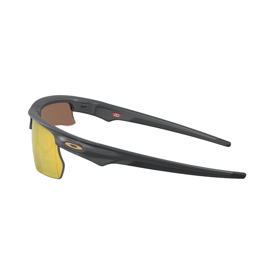 오클리 비스페라 매트 카본 프레임 프리즘 24K 폴러라이즈드 렌즈 하이 브릿지 핏(Oakley Bisphaera Matte Carbon Frame Prizm 24k Polarized Lenses High Bridge Fit) - 2