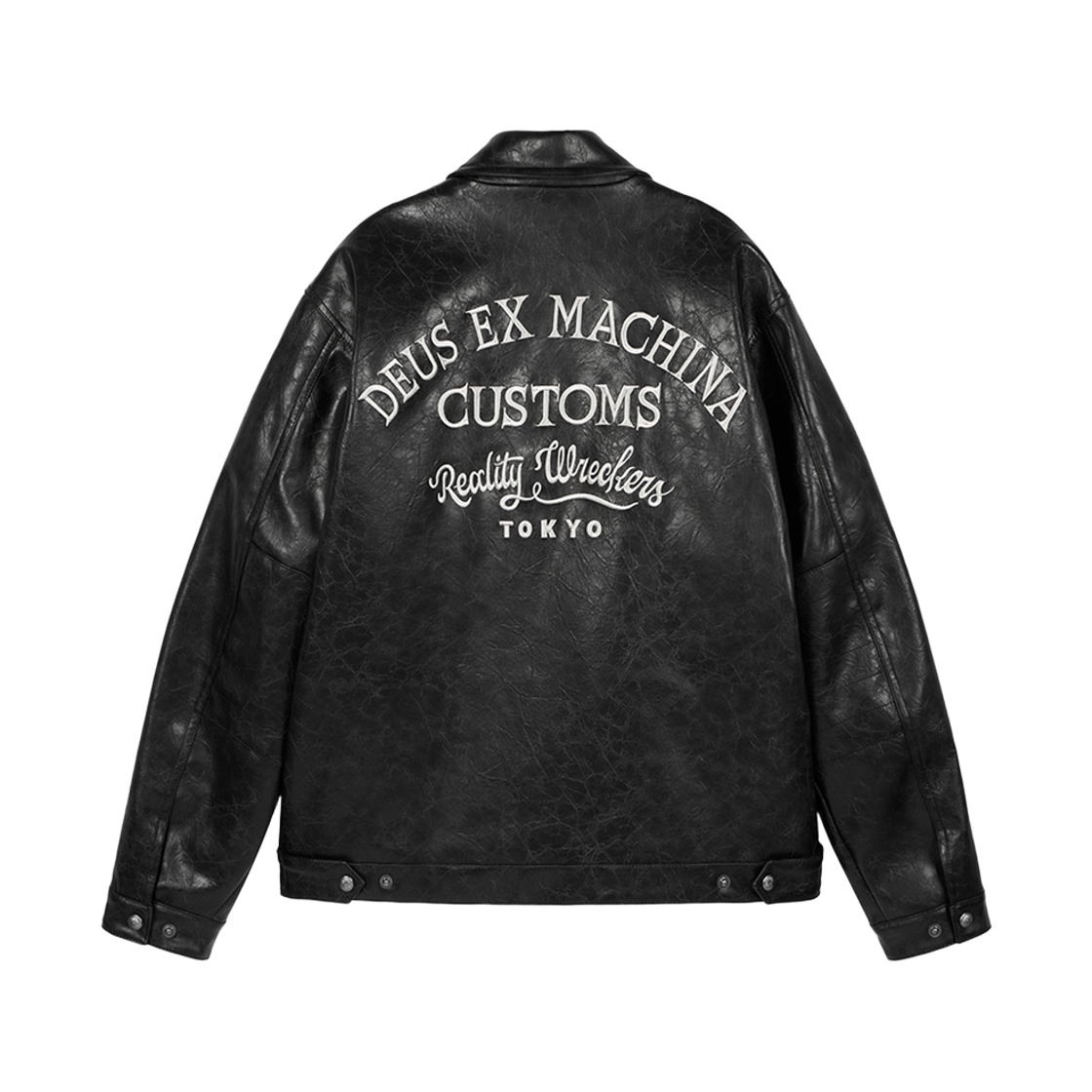 [6% 적립] 데우스 엑스 마키나 라이더스 프렌즈 폭스 레더 재킷 블랙([6% 적립] Deus Ex Machina Rider's Friends Faux Leather Jacket Black) - 2