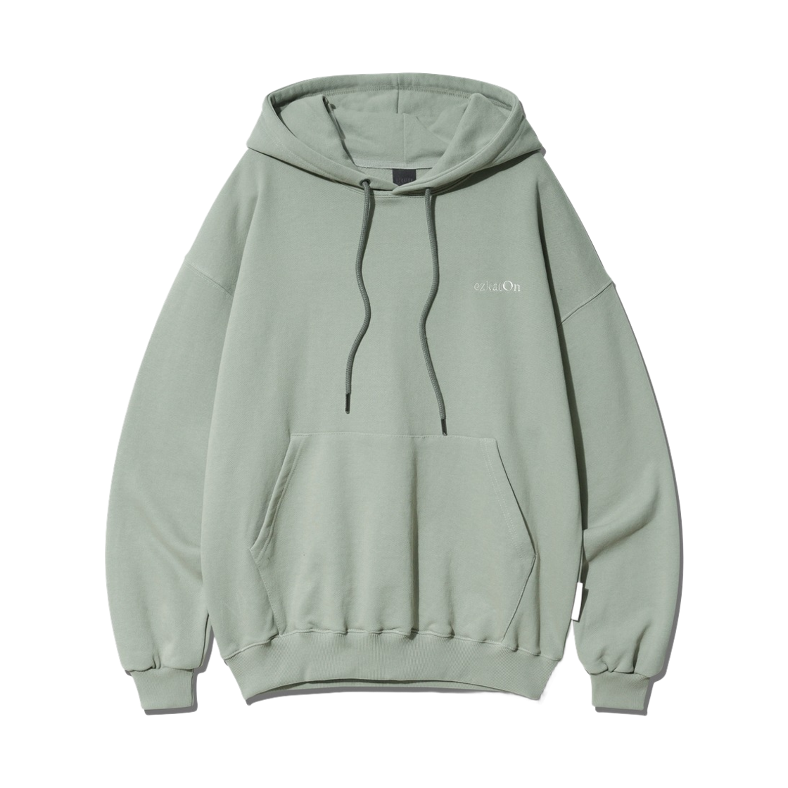 KMHD6617_SmokeGreen_29 EZKATON union hoodie SmokeGreen KMHD6617