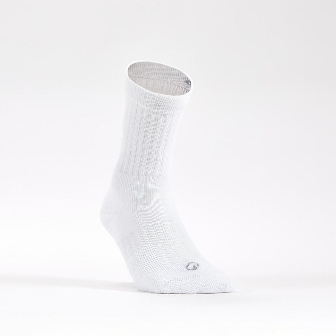 데카트론 라켓 스포츠 도톰한 장목 양말 3켤레 RS500 울트라 화이트(Decathlon Racket Sports Thick Crew Socks 3 Pairs RS500 Ultra White) - 3