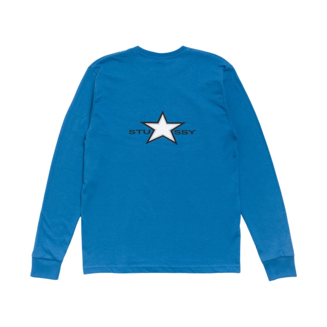 스투시 스타 롱슬리브 티셔츠 블루(Stussy Star LS T-Shirt Blue) - 2