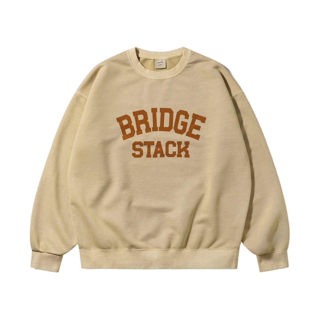 JIMT4720_stonebeige_29 PERSTEP Bridge Stack Pigment Sweatshirt Stonebeige JIMT4720