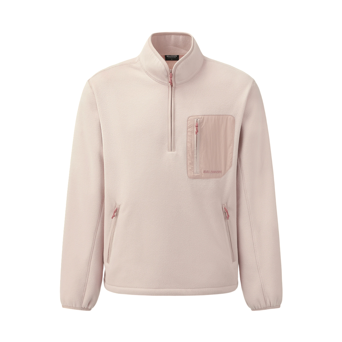 LD0455900 Salomon UNI Calder Fleece Half Zip Violet Pink