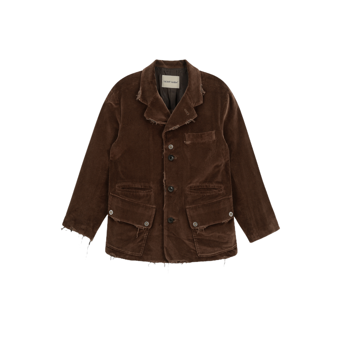 베이컨트 아카이브 놀란 빈티지 벨벳 재킷 브라운(Vacant Archive Women Nolan Vintage Velvet Jacket Brown)