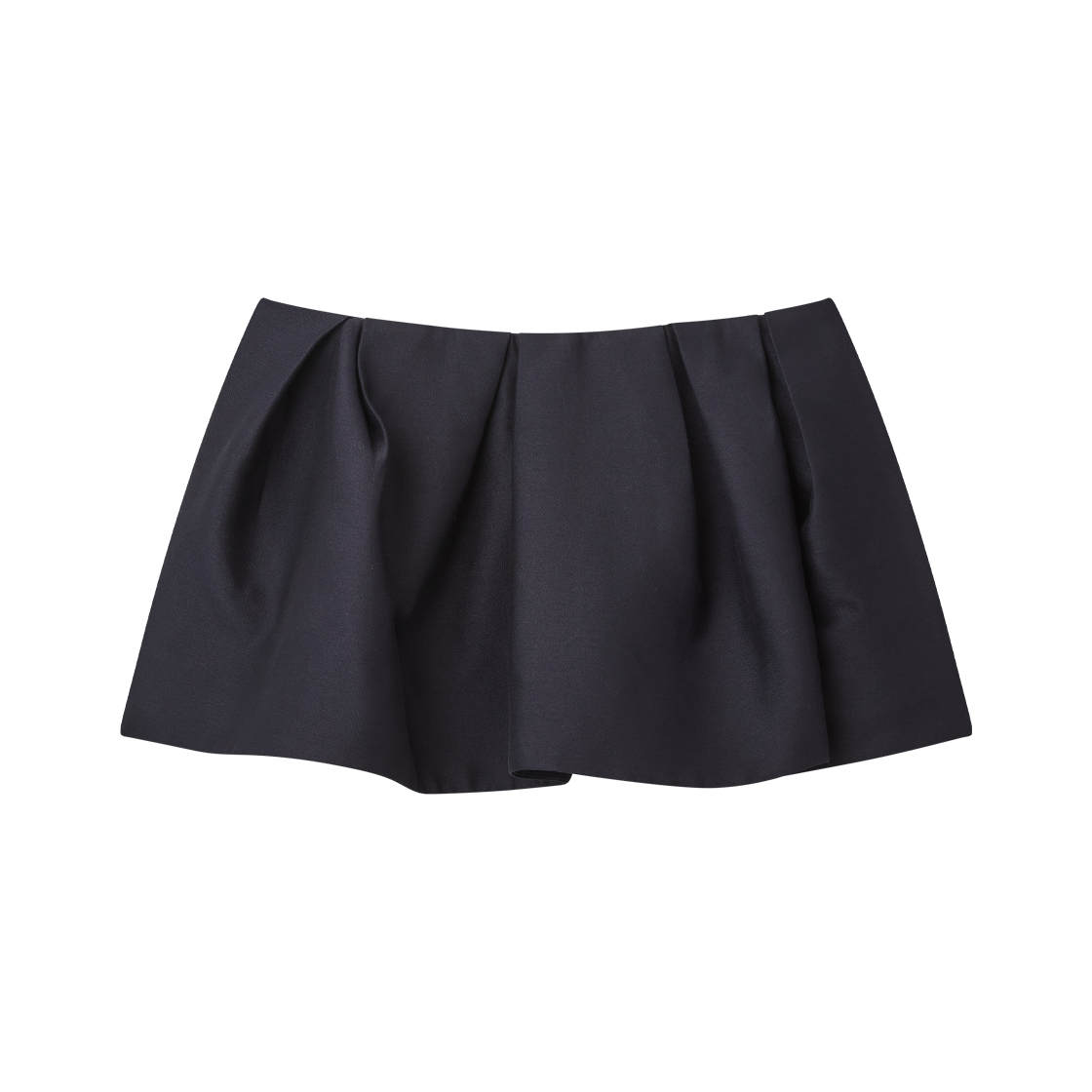KW6DSKSSH14NY Shushu/Tong Women Pleated Mini Skirt Navy Blue - 26FW