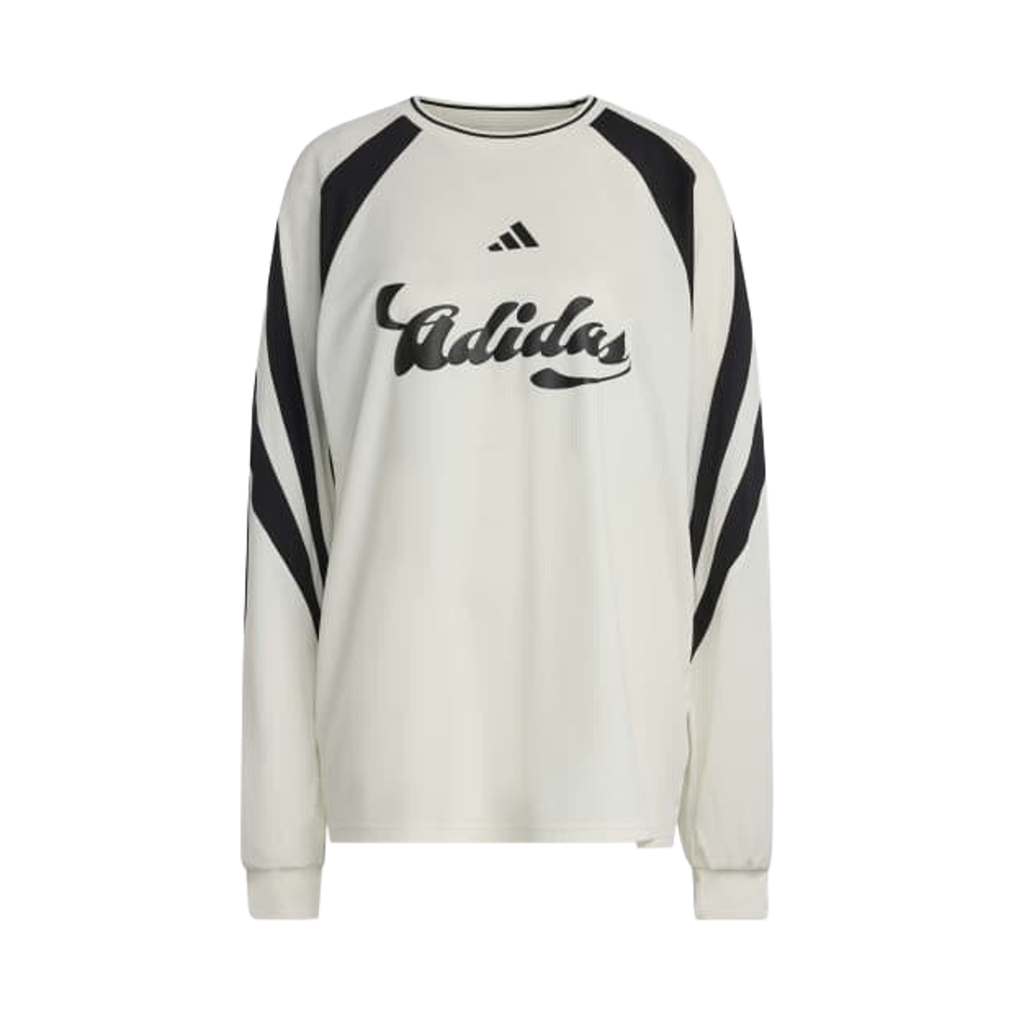 KC4007 (W) Adidas House of Tiro Long Sleeve Jersey Off White Black - KR Sizing