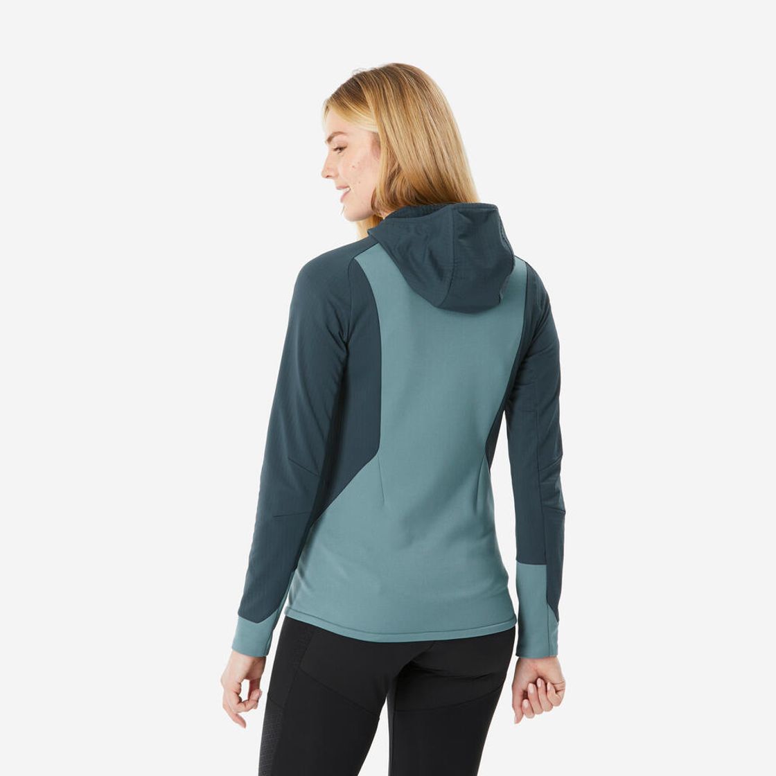 데카트론 여성 하이킹 울트라라이트 플리스 자켓 MH500 애쉬 그린(Decathlon Women's Hiking Ultralight Fleece Jacket MH500 Ash Green) - 4