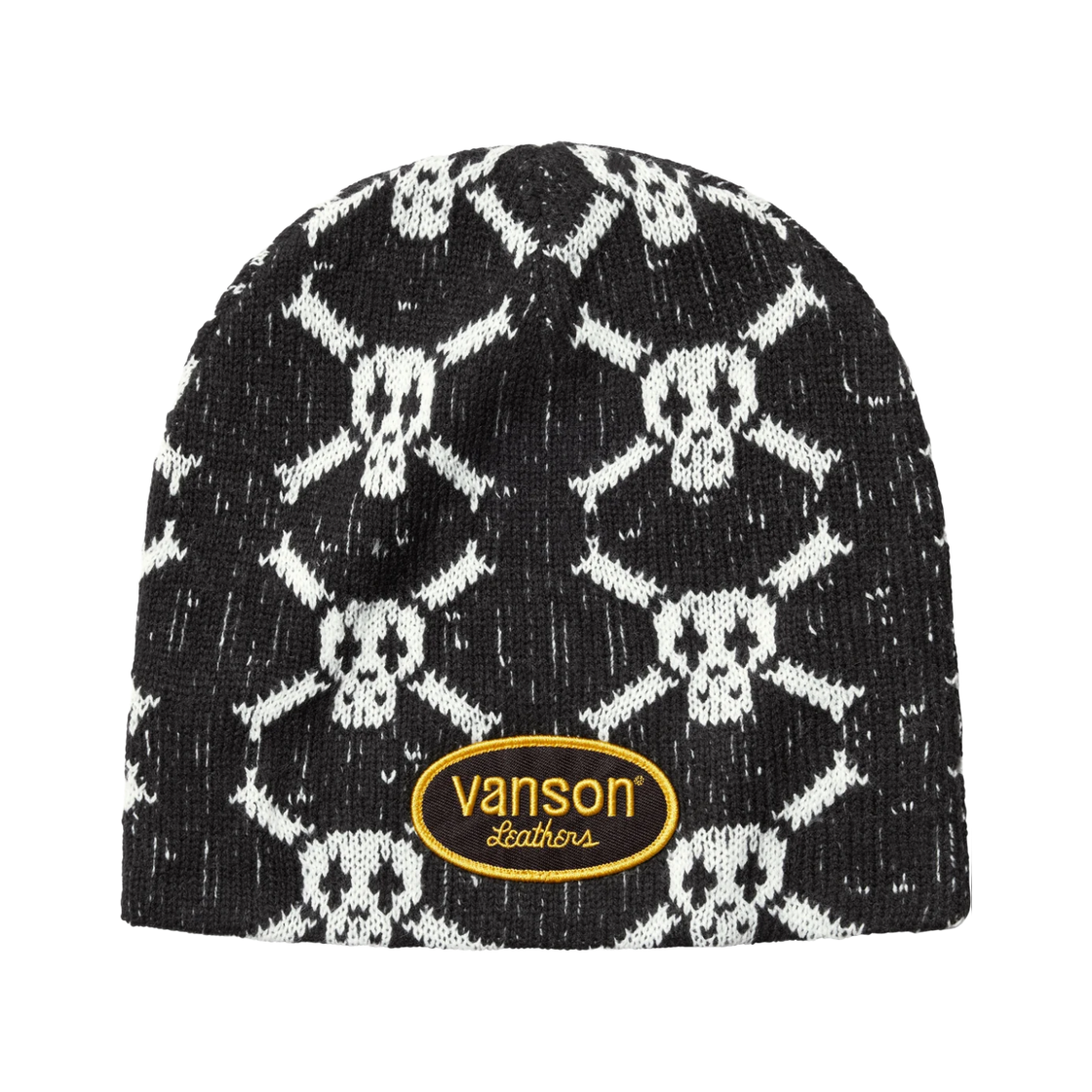 - Supreme x Vanson Leathers Skull Beanie Black - 26FW