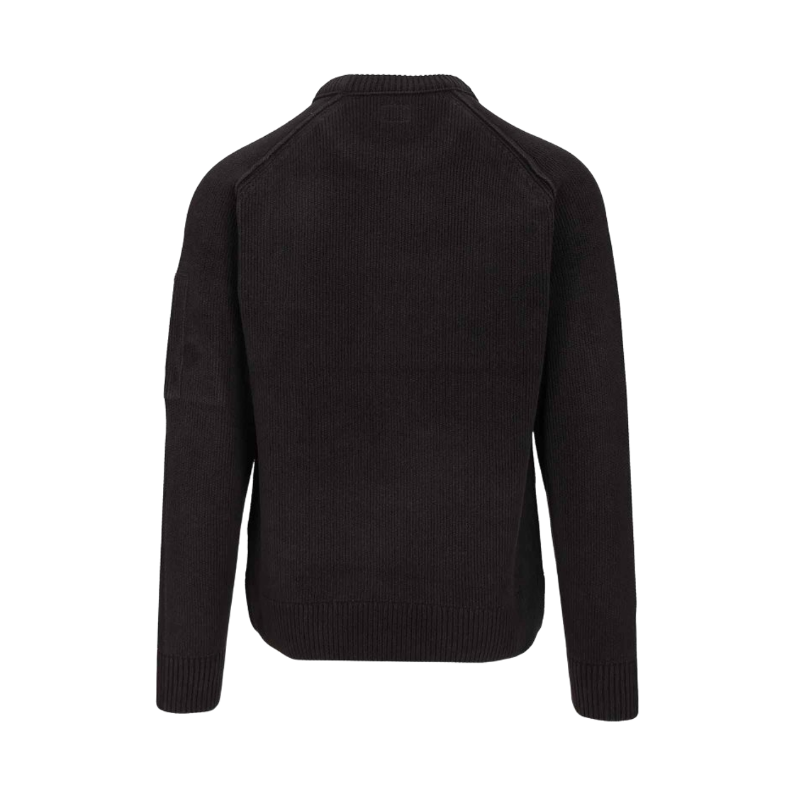 C.P. 컴퍼니 셔닐 코튼 크루넥 니트 이클립스 블루 - 26FW(C.P. Company Chenille Cotton Crewneck Knit Eclipse Blue - 26FW) - 2