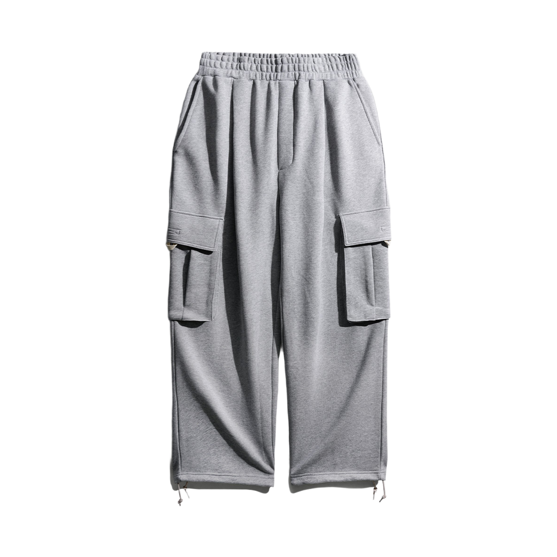 HYLP4573_Gray_291 PERSTEP Sloppy Cargo Sweat Pants Gray HYLP4573