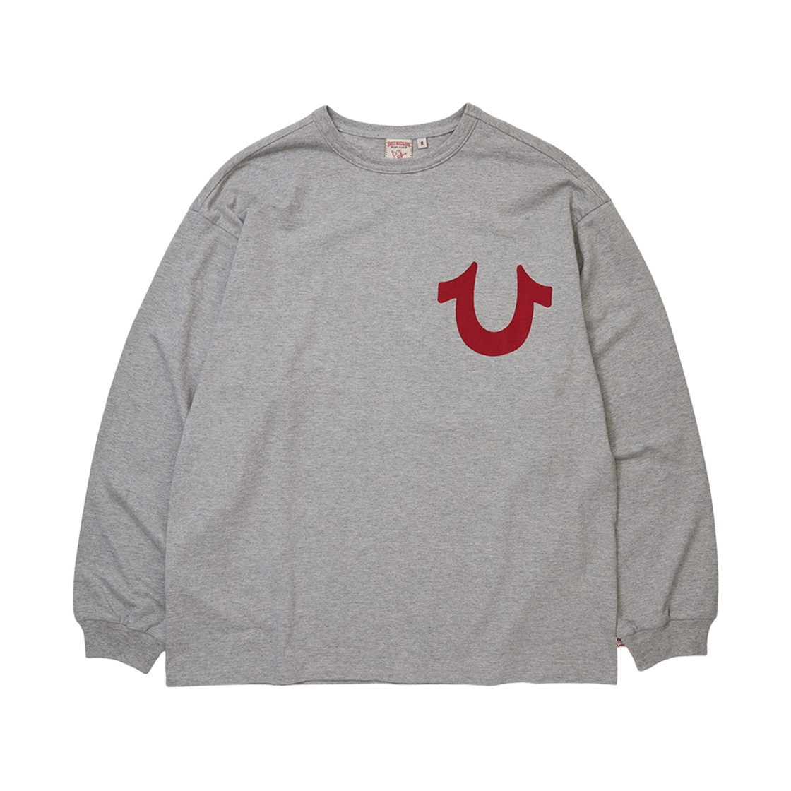 트루릴리젼 빅 홀스슈 롱슬리브 - 멜란지 그레이(True Religion Big Horseshoe Long Sleeve - Melange Grey)