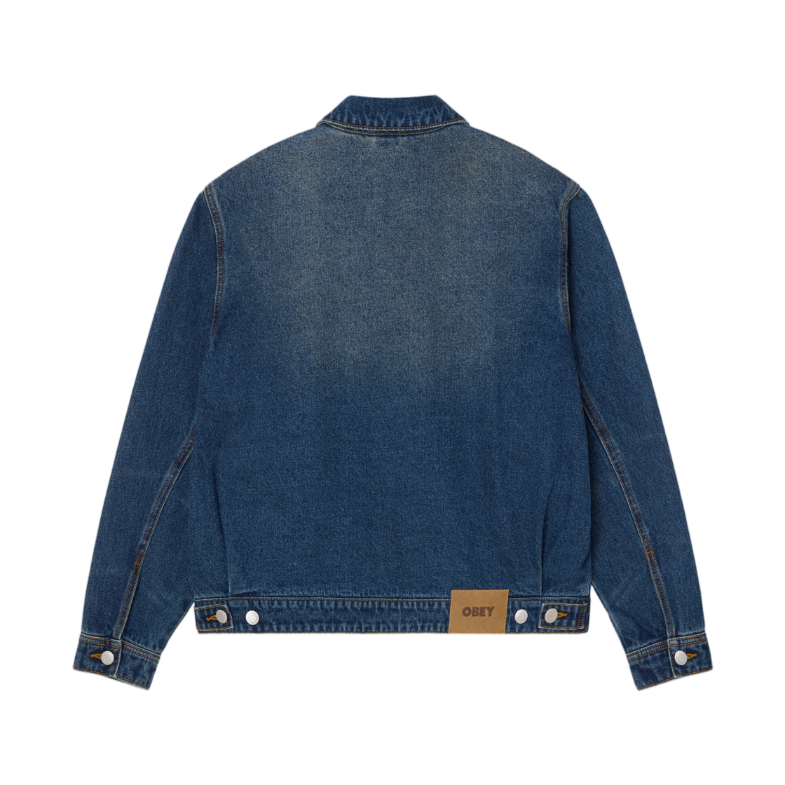 오베이 워크숍 자켓 오일 스테인드 인디고(Obey Workshop Jacket Oil Stained Indigo) - 2