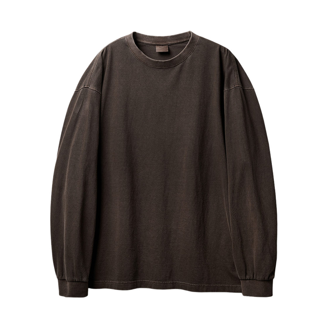 BJLS4647_Brown_292 PERSTEP Paint Cooling Pigment Long Sleeve T-Shirt Brown BJLS4647