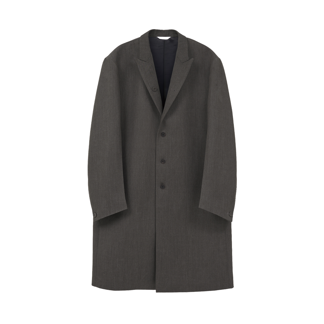 에스티유 슬랜티드 3버튼 울 싱글 코트 인 그레이(STU Slanted 3 Button Wool Single Coat In Grey)