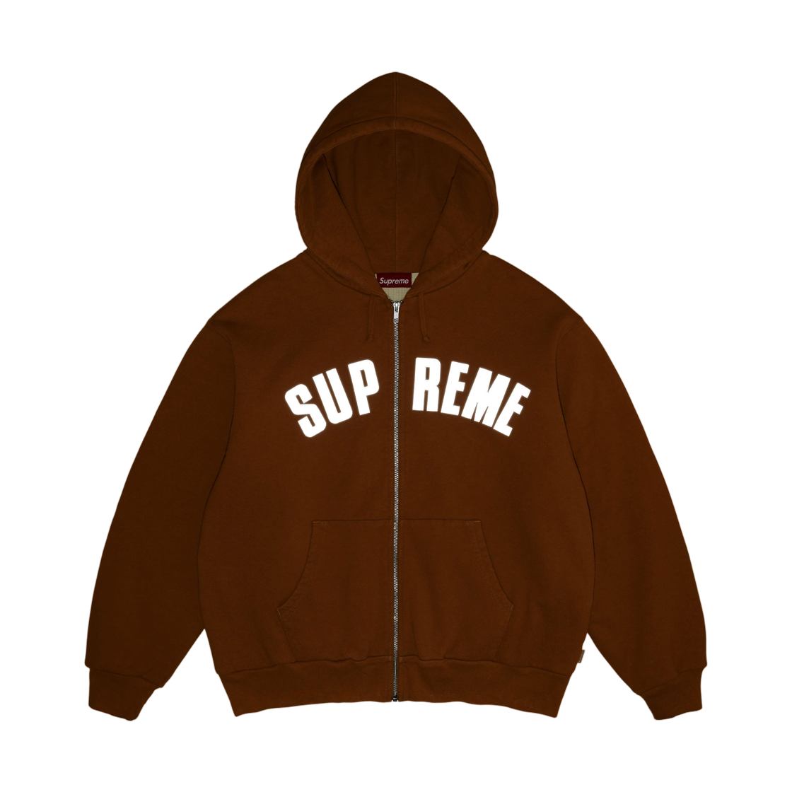 슈프림 아크 써멀 라인드 집업 후드 스웨트셔츠 라이트 브라운 - 26FW(Supreme Arc Thermal Lined Zip Up Hooded Sweatshirt Light Brown - 26FW) - 2