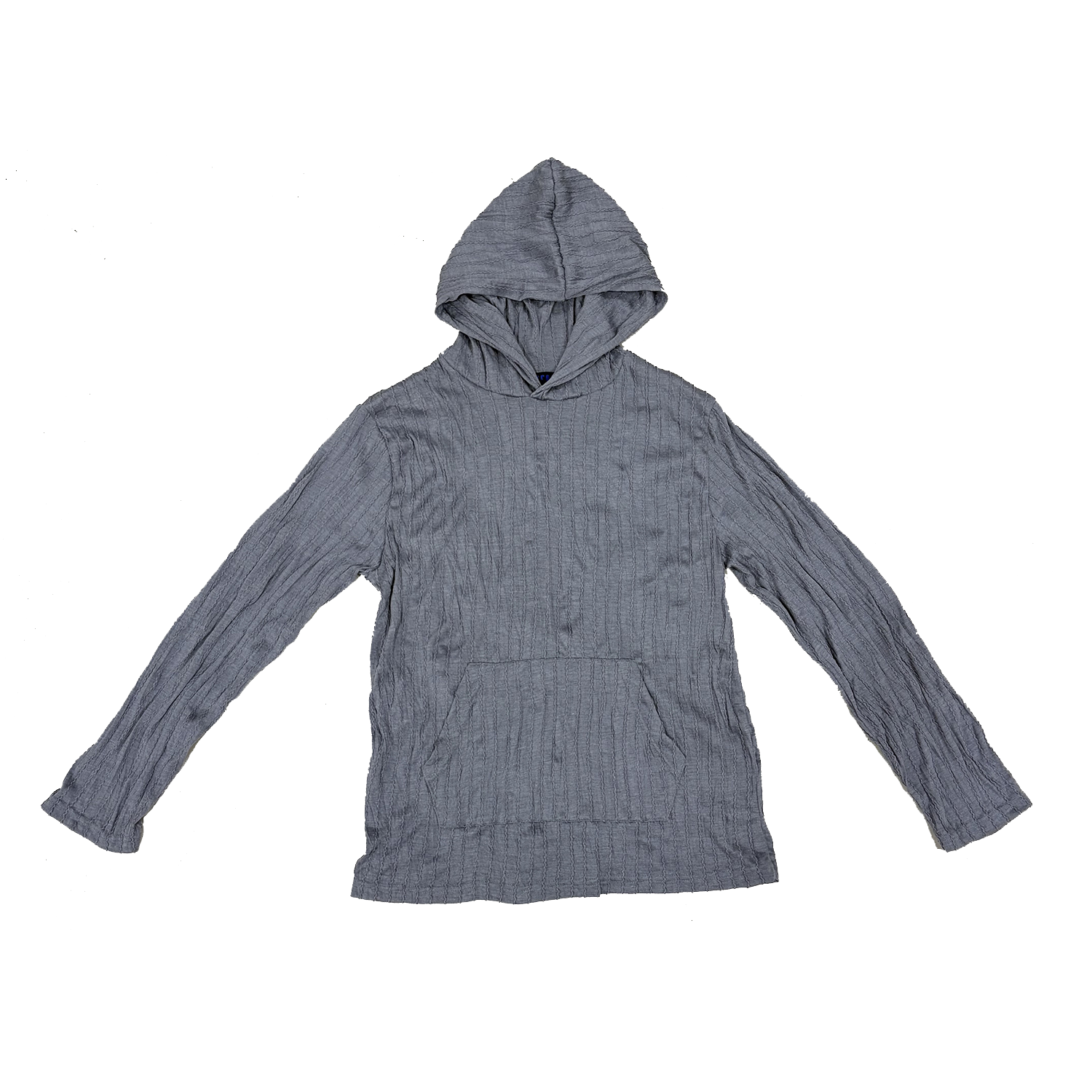 26FWHD01-2 SSERPE Wrinkle Hoodie Grey
