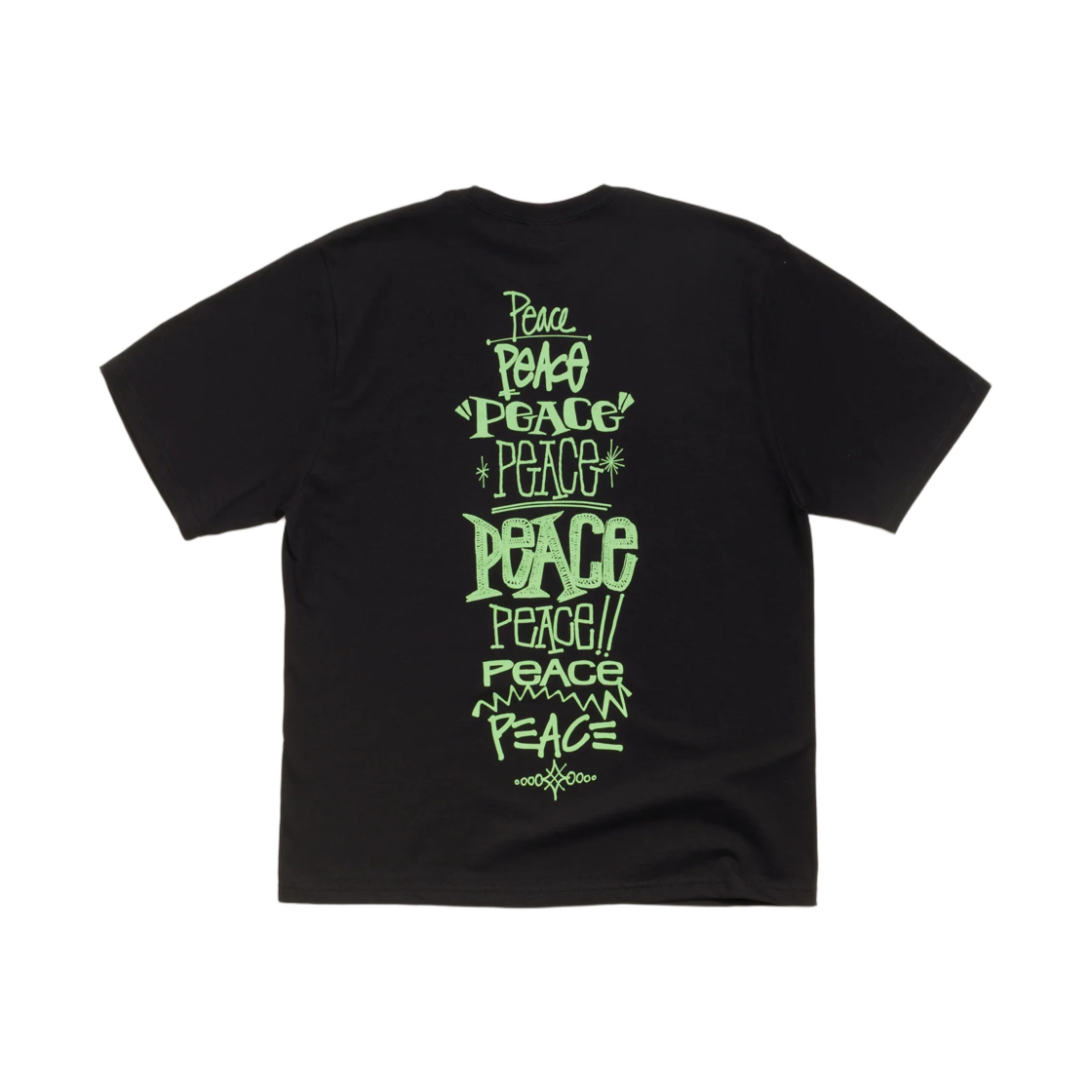1905203 Stussy Peace Increased T-Shirt Black