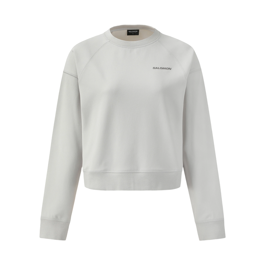 LD0403600 (W) Salomon Sculpt Sweatshirt Light Grey