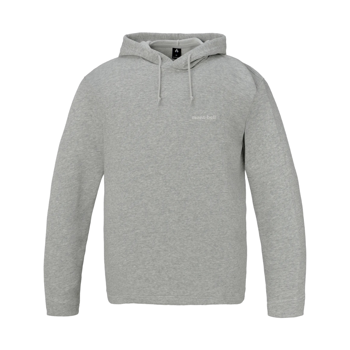 2304734 Montbell Cotton Lite Hooded Sweatshirt Light Gray