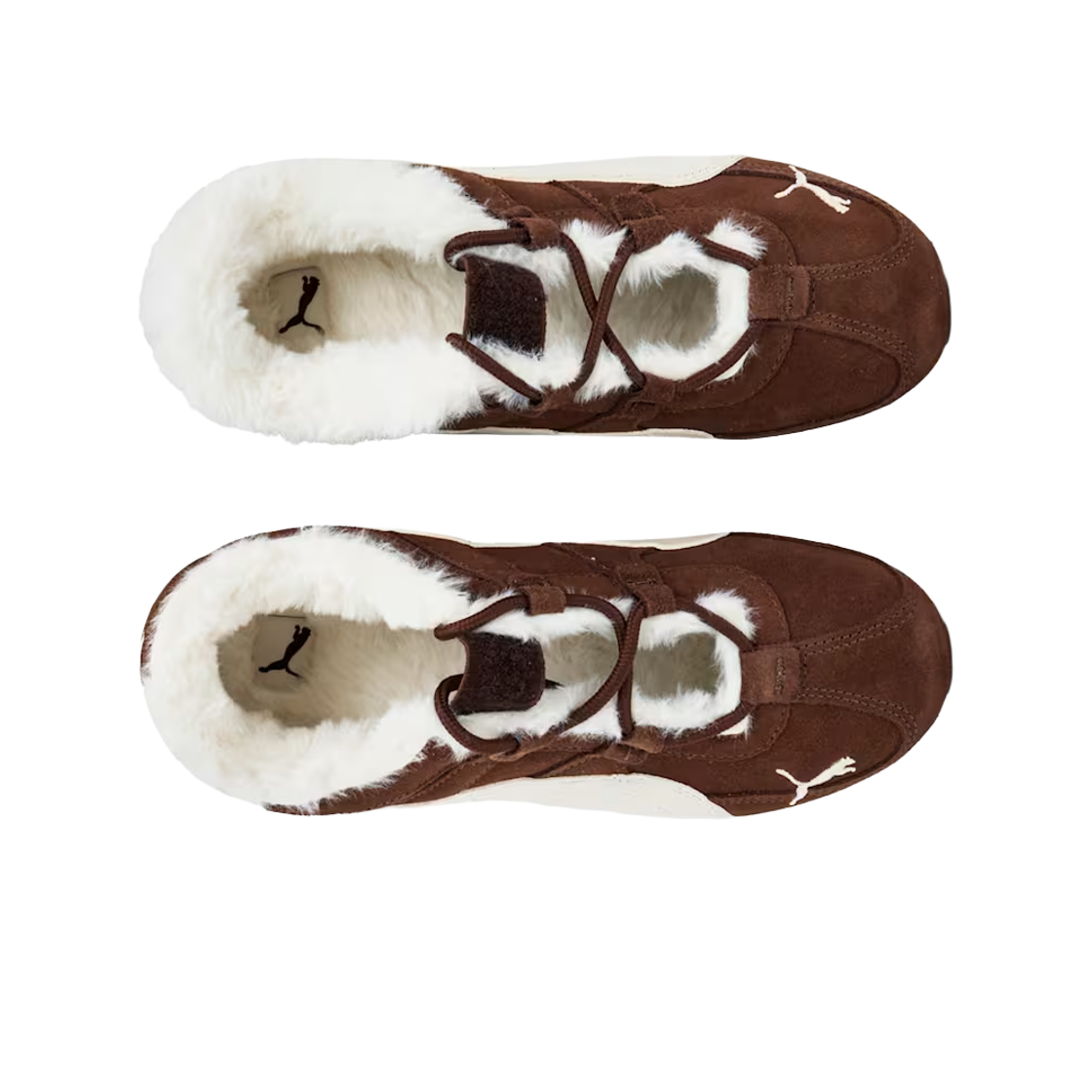 (W) 푸마 스피드캣 고 퍼 체스트넛 브라운 프로스티드 아이보리((W) Puma Speedcat Go Fur Chestnut Brown Frosted Ivory) - 2