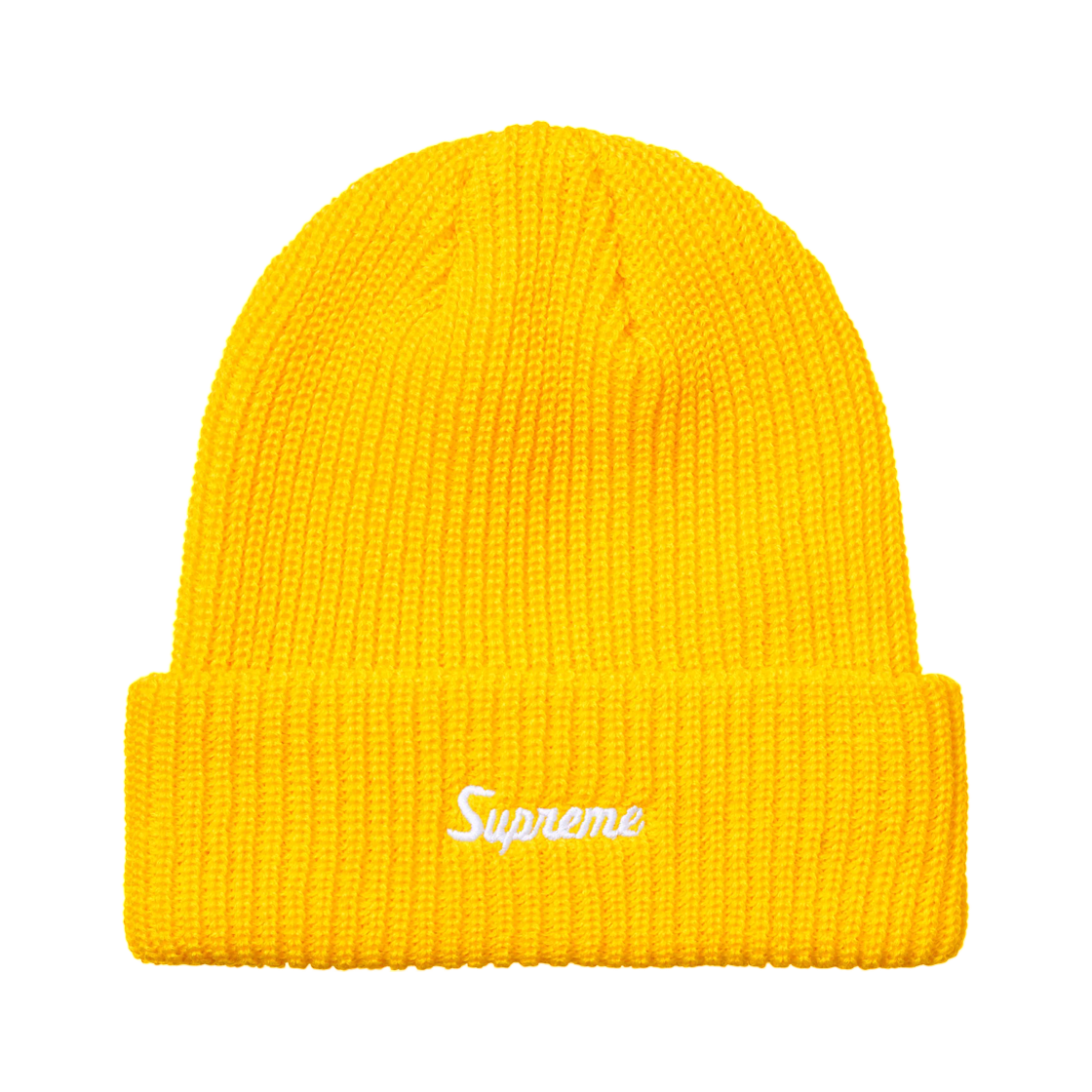 - Supreme Loose Gauge Beanie Yellow - 26FW