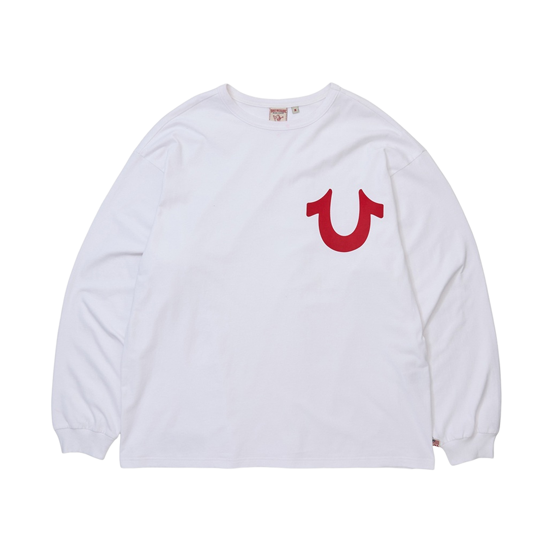 트루릴리젼 빅 홀스슈 롱슬리브 - 화이트(True Religion Big Horseshoe Long Sleeve - White)