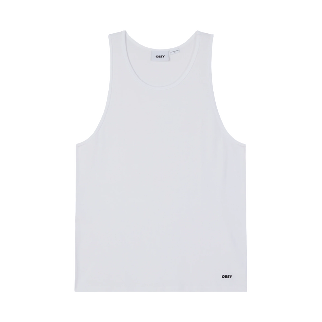 134050061 Obey Standard Rib Tank White (2 Pack)