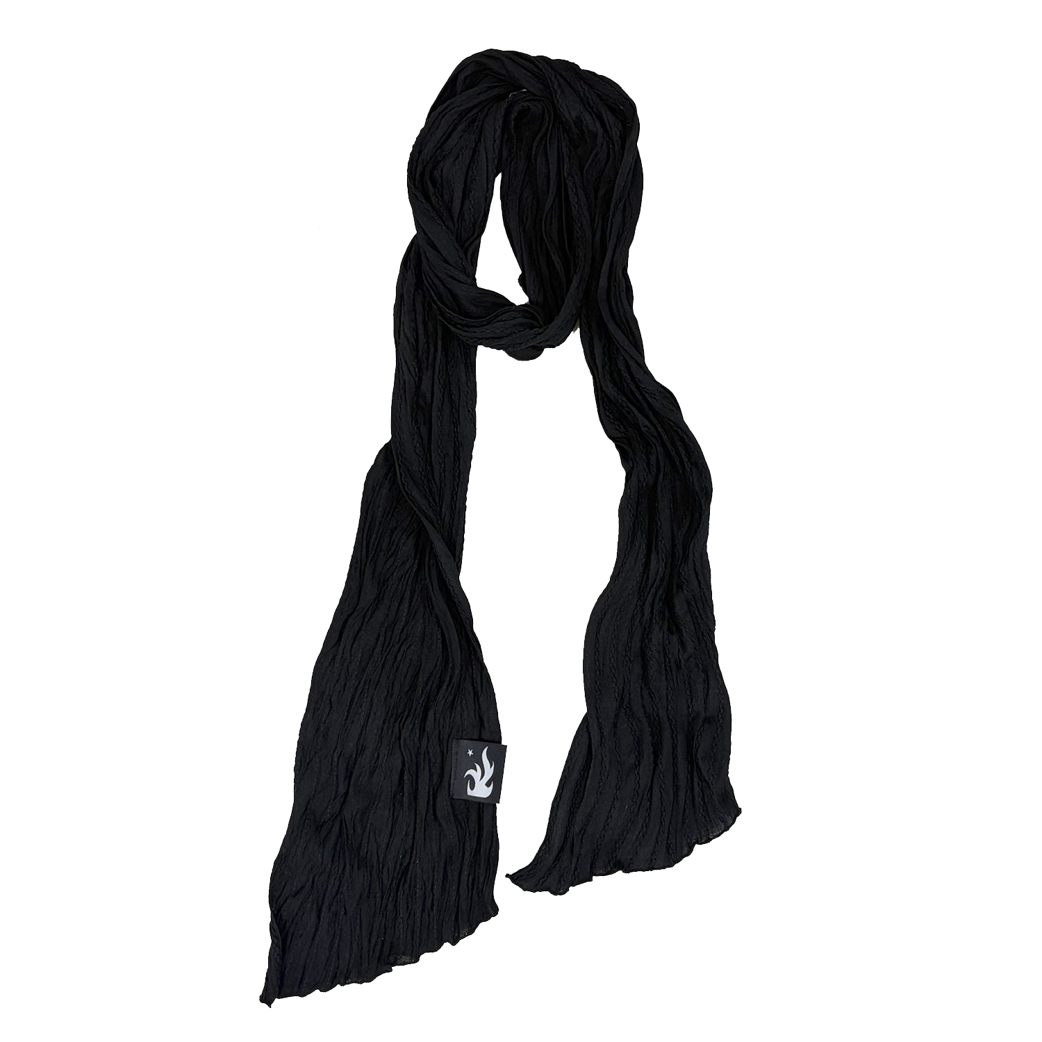 쎄르페 링클 스카프 블랙(SSERPE Wrinkle Scarf Black)