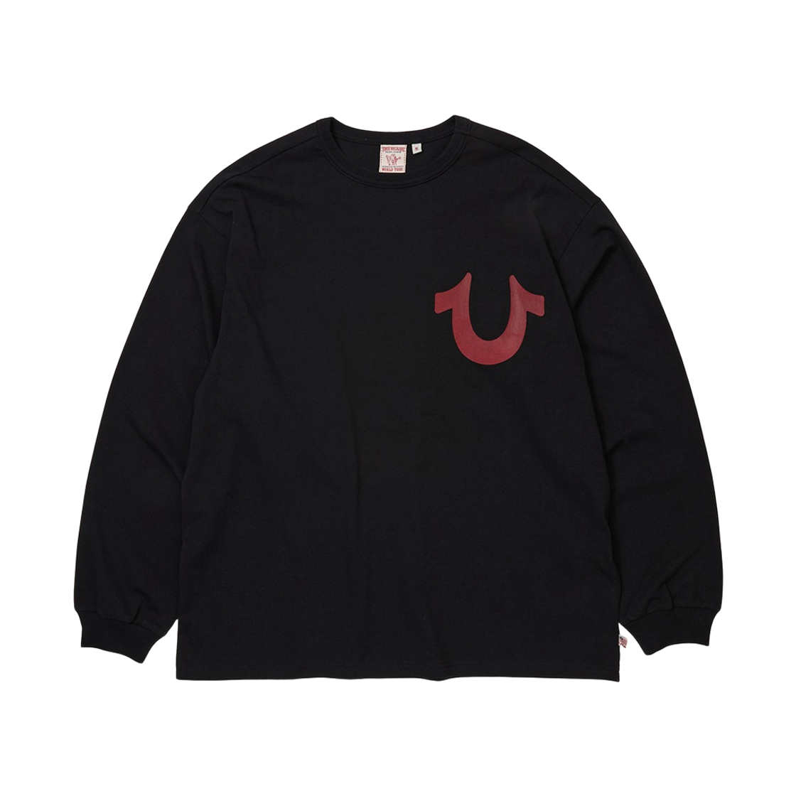 트루릴리젼 빅 홀스슈 롱슬리브 - 블랙(True Religion Big Horseshoe Long Sleeve - Black)