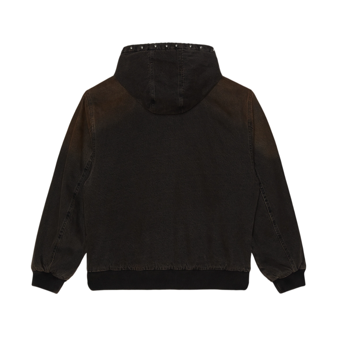 오베이 스터드 집업 자켓 블랙 러스트 워시(Obey Studded Zip Up Jacket Black Rust Wash) - 2