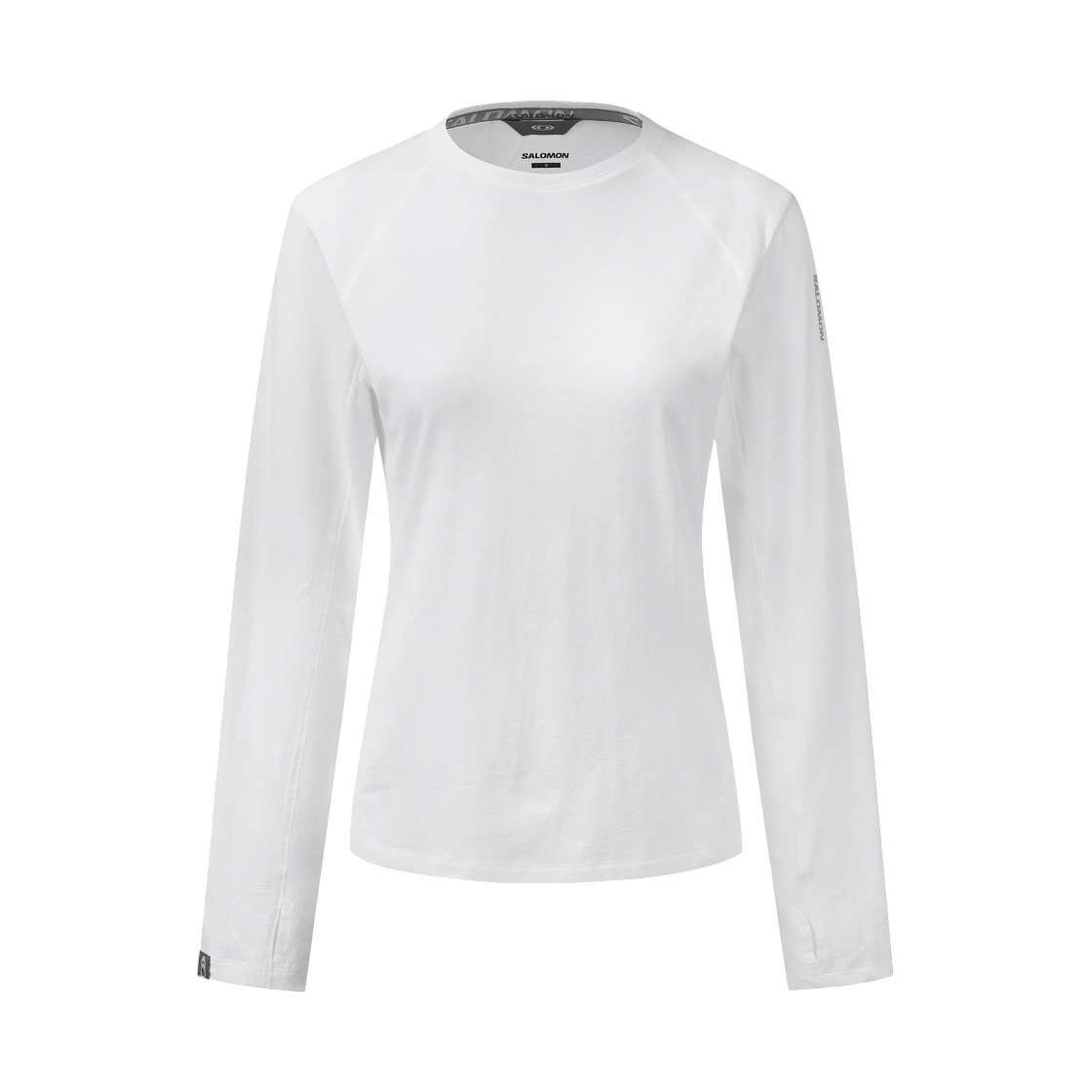 LD0404700 (W) Salomon Spiral Long Sleeve White