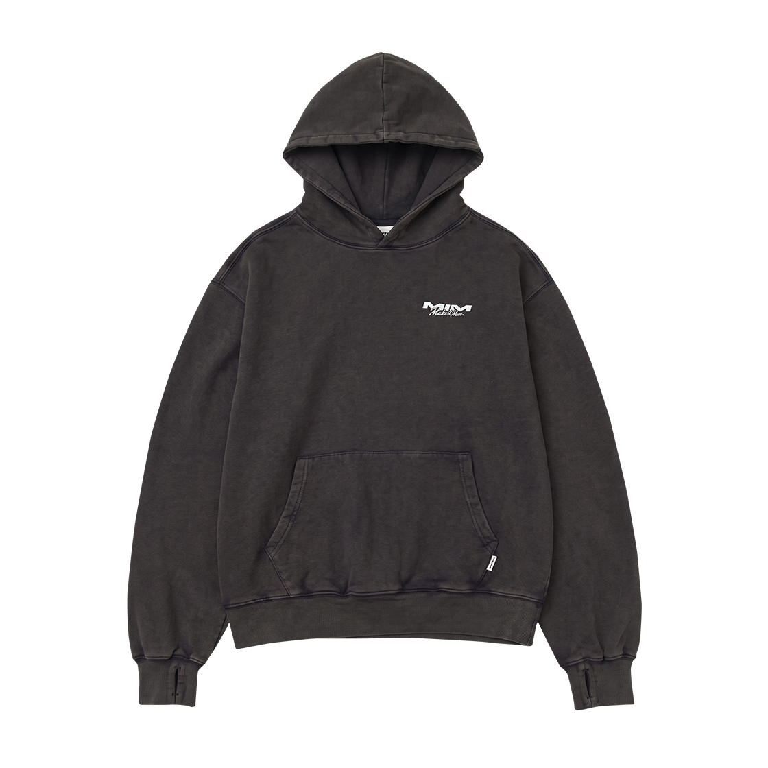 O-WCMAL26Z84205 MIM Team Hoodie_Charcoal Grey