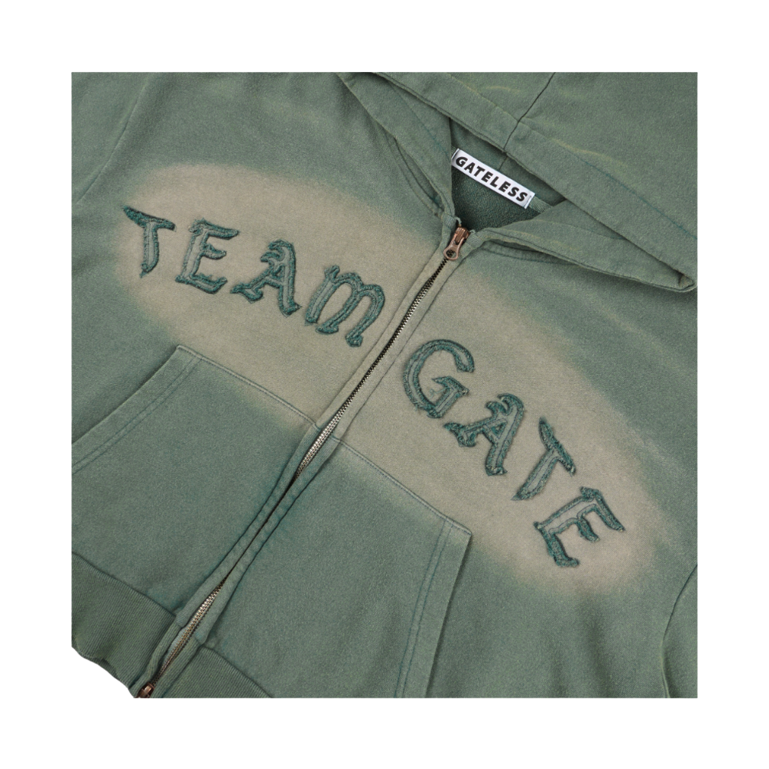 게이트리스 하이라이트 집업-그린(Gateless Hightlight Zip-up-Green) - 4