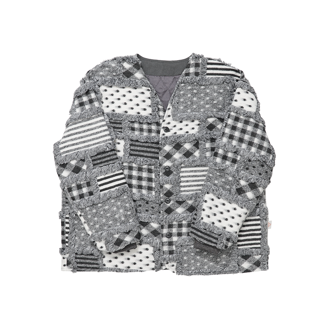 고트 체크 카디건 라이너 자켓 블랙(GORT Check Cardigan Liner Jacket Black)