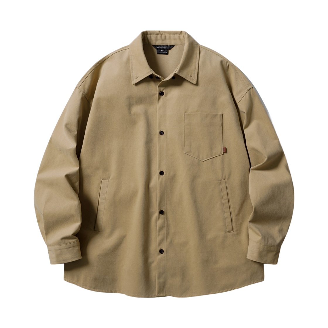 MJLS7774_beige_29 WV PROJECT Doup over fit peach cotton shirts beige MJLS7774