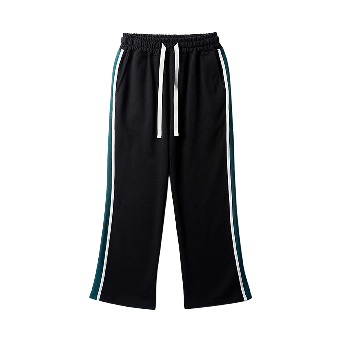 HSLP7808_black_29 WV PROJECT Brace Semi Wide Track Pants T-shirt Black HSLP7808