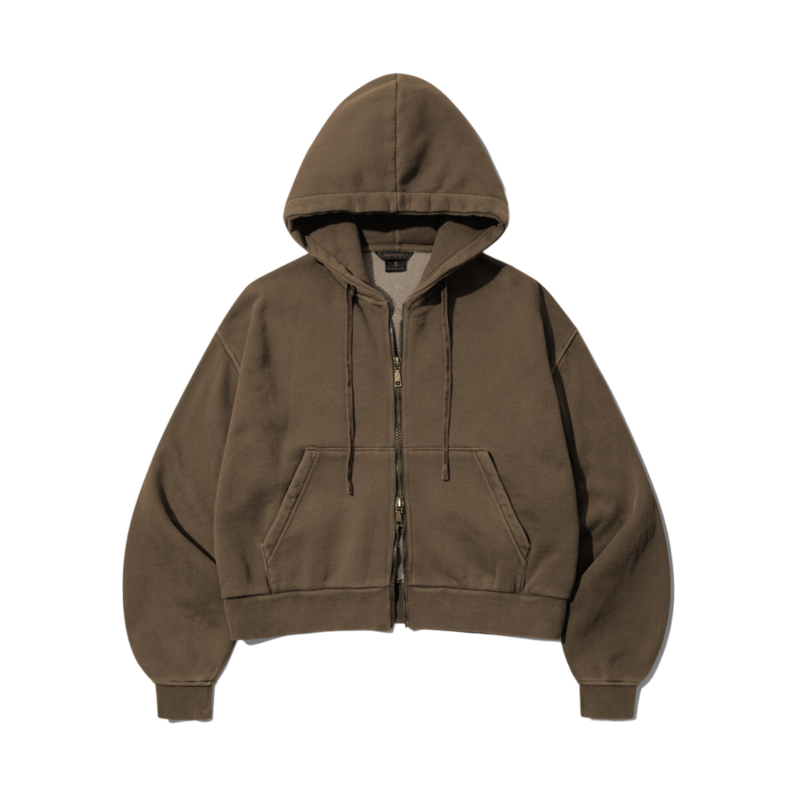 MJHD7736_brown_29 WV PROJECT Cheek pigment hood zipup brown MJHD7736