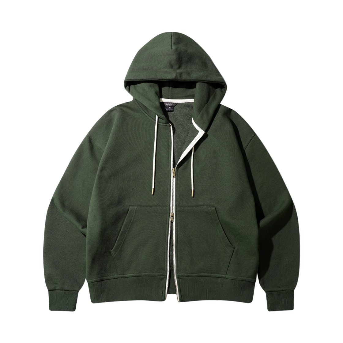 MJHD7781_darkgreen_291 WV PROJECT Easy heavy cotton hoodzipup darkgreen MJHD7781