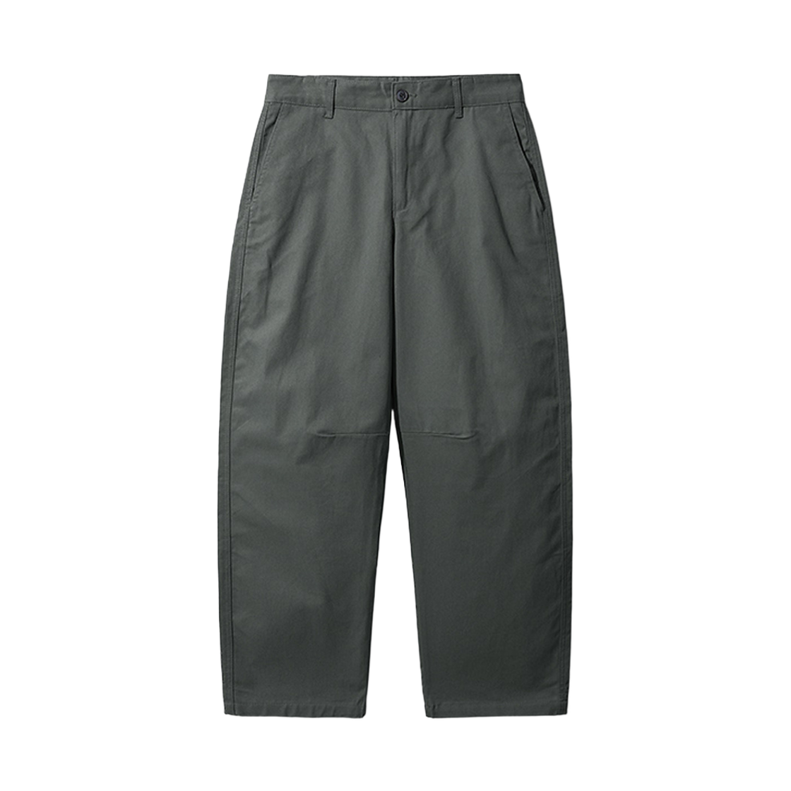 KJLP6968_charcoal_29 EZKATON Chino Curved Wide Pants Charcoal KJLP6968