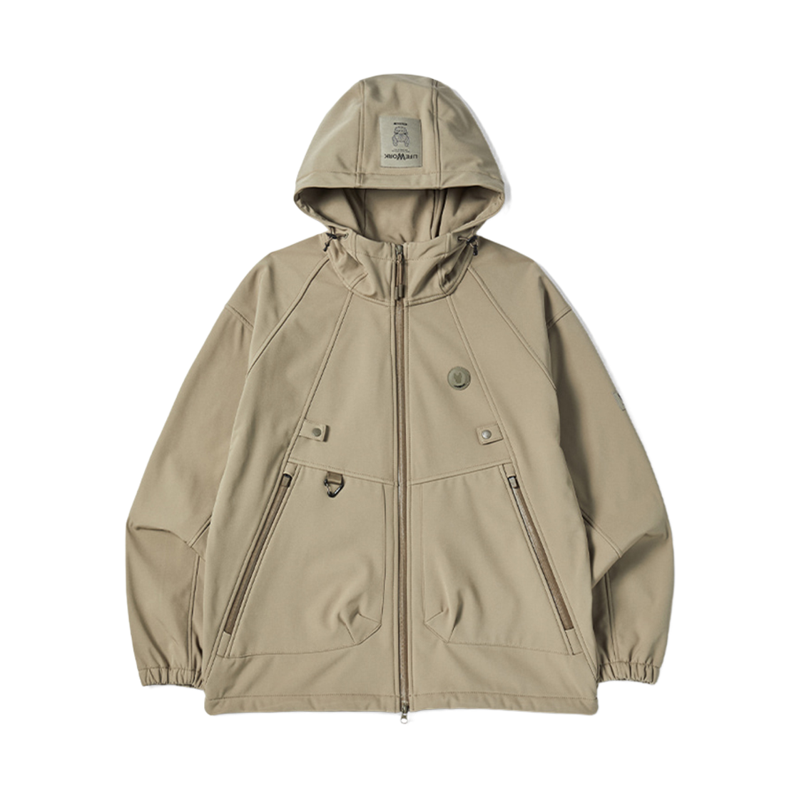 라이프워크 포인트 라독 본딩 기모 후드 집업_LW254JP471(Lifework Point Radog Bonding Fleece Hoodie Zip-up_LW254JP471)