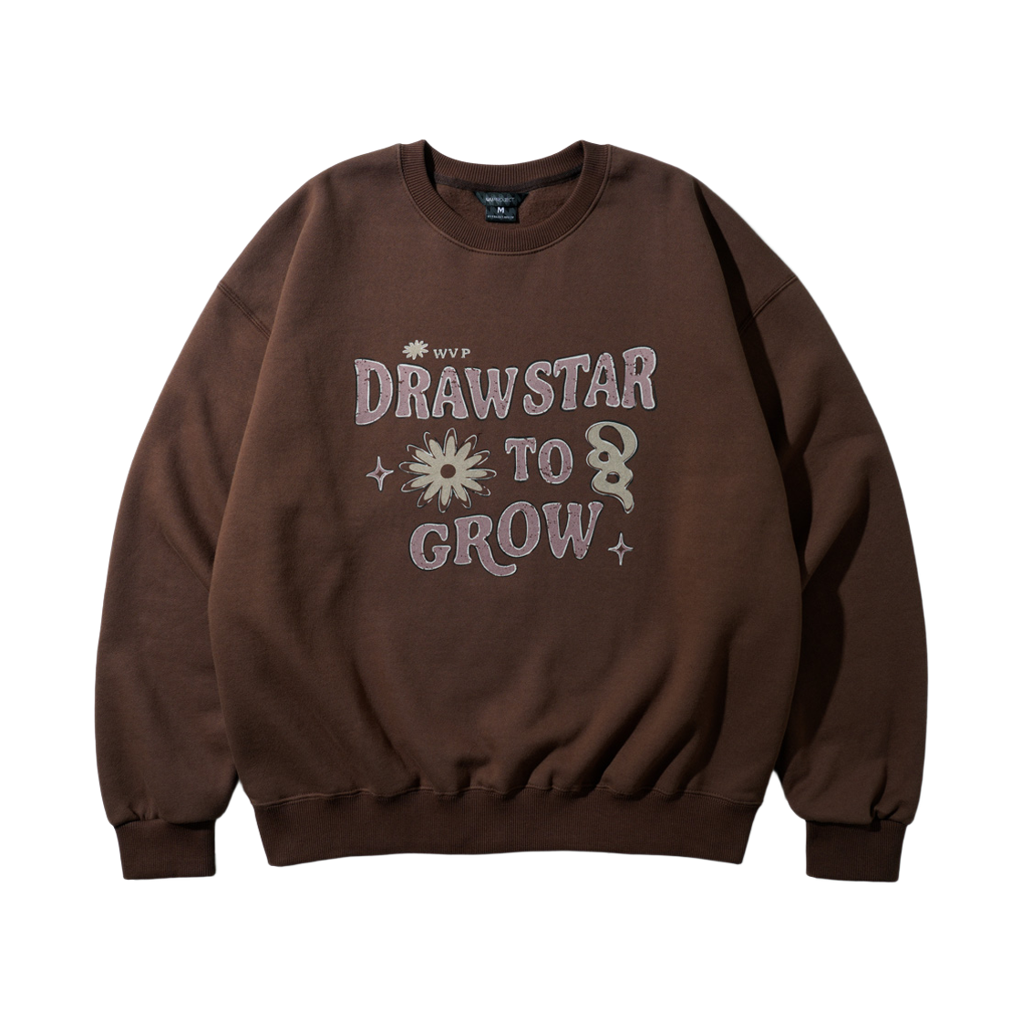 MMMT7812_brown_29 WV PROJECT Draw Star Sweatshirts Brown MMMT7812