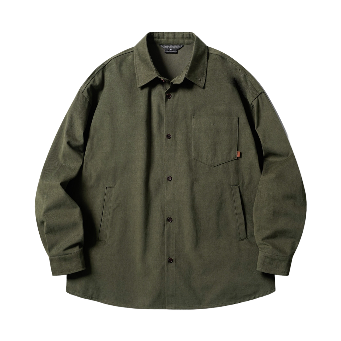 MJLS7774_khaki_29 WV PROJECT Doup over fit peach cotton shirts khaki MJLS7774