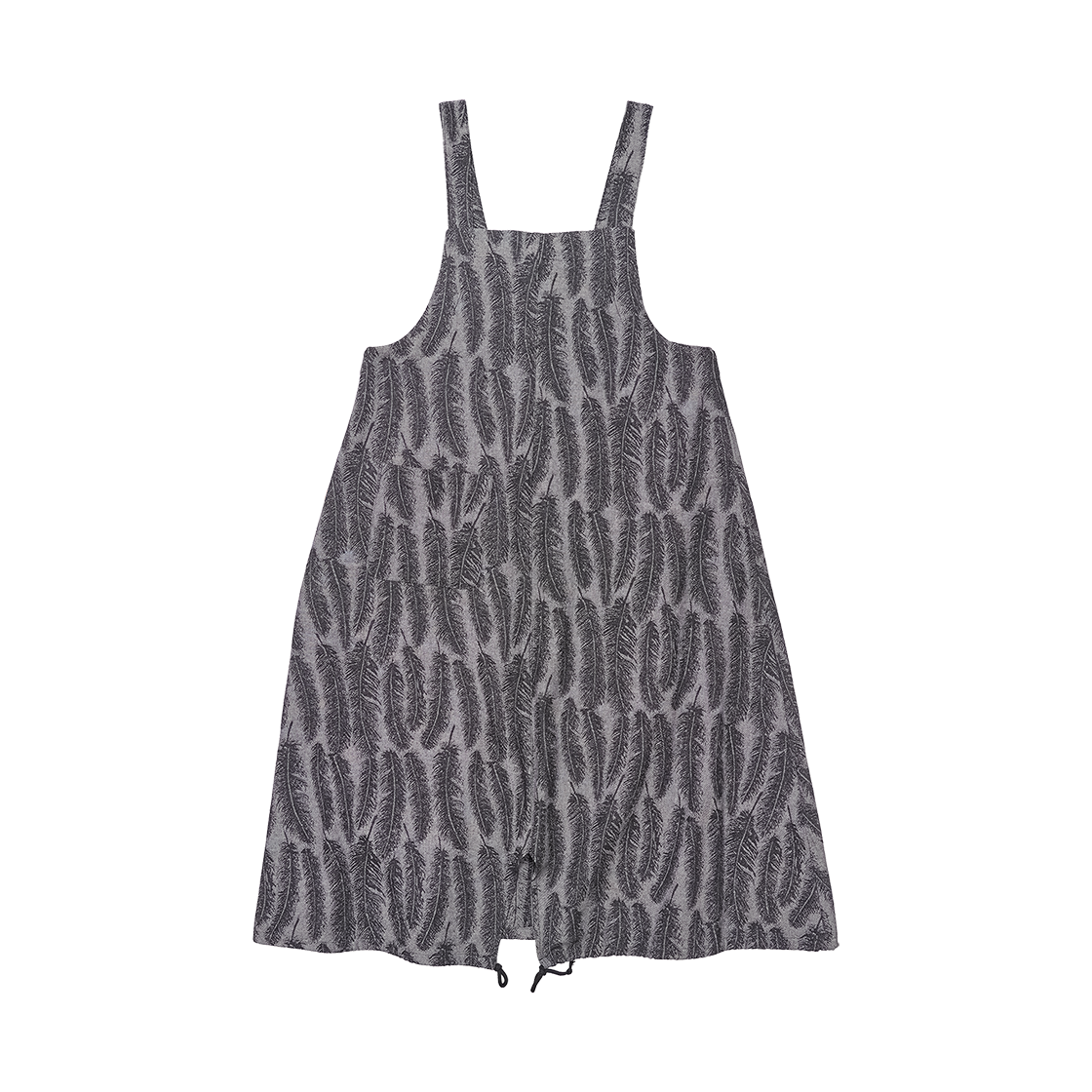 고트 데님 오버올 스커트 블랙((W) GORT Denim Overall Skirt Black) - 2
