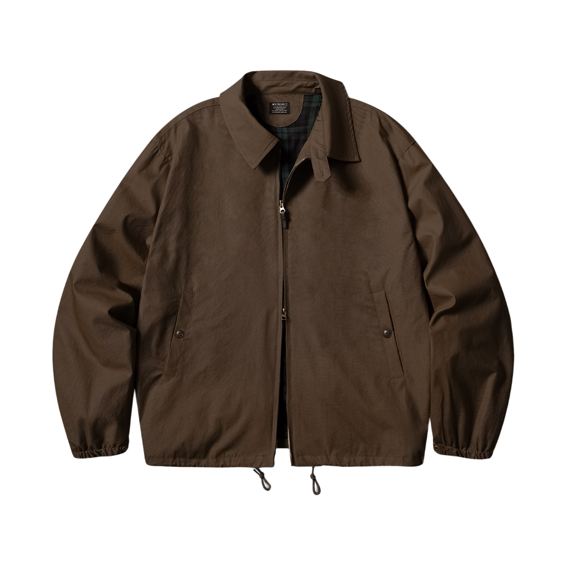 JIOT7773_brown_29 WV PROJECT Doup oxford cotton jacket brown JIOT7773