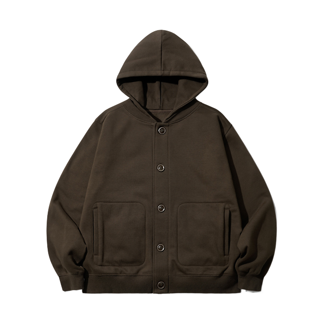 JJOT7730_brown_29 WV PROJECT Relax stadium hood jumper brown JJOT7730