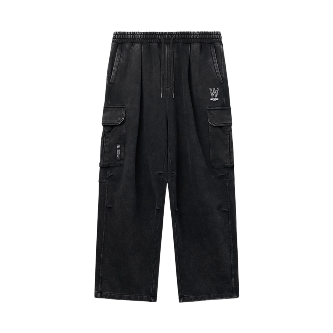 LW261KL305 Lifework L3 Vintage Crack W Logo Cargo Pants_LW261KL305