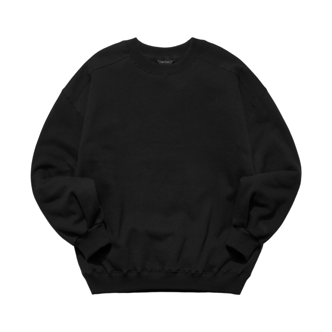 JIMT7533_Black_29 WV PROJECT dailied sweatshirt Black JIMT7533