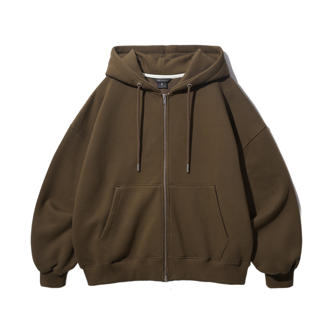 MJHD7627_Brown_291 WV PROJECT Cani Hood Zip-up Brown MJHD7627