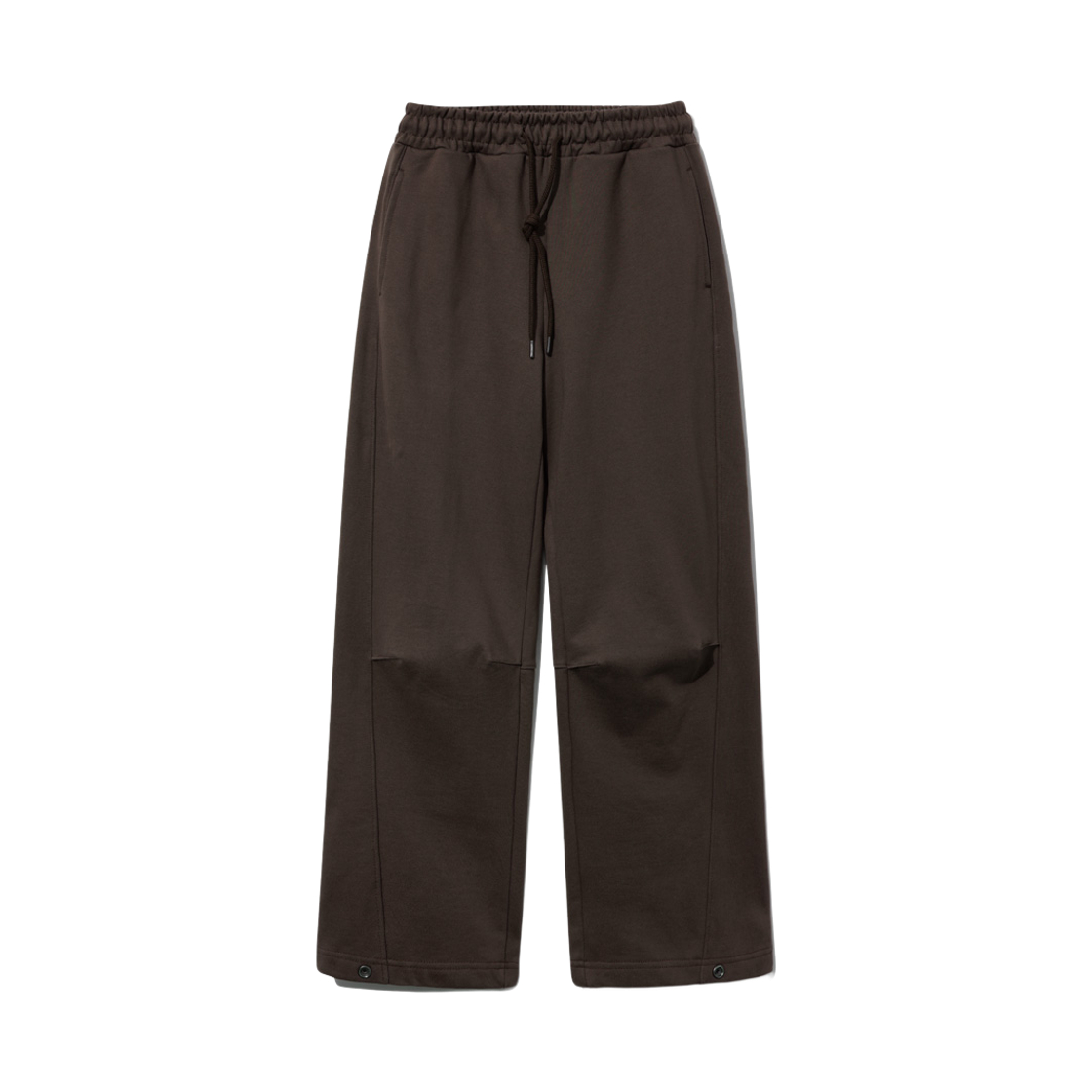 JNLP7755_brown_29 WV PROJECT Negative heavy cotton sweats pants brown JNLP7755