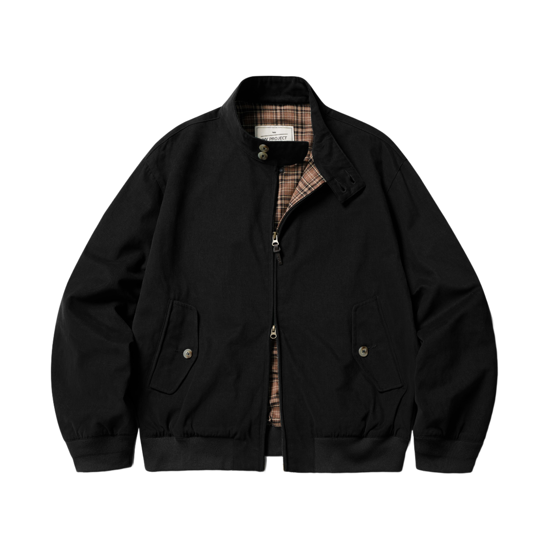 JJOT7732_black_29 WV PROJECT Doup harringtion jaket black JJOT7732
